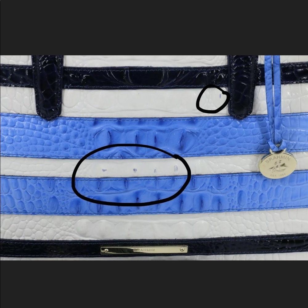 Brahmin Vineyard Collection Hudson Satchel - Picture 9 of 11